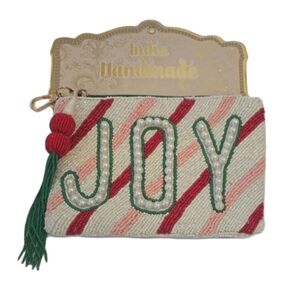 Beaded Joy Clutch with Tassel
